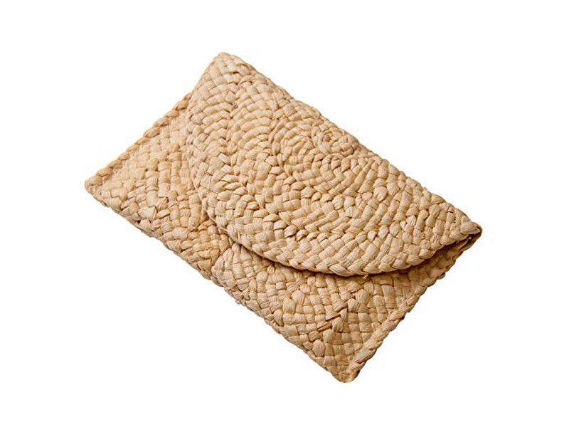 ビッグストローバッグ グレロープネットレディライスティニーチェーンビーチベストブレイド