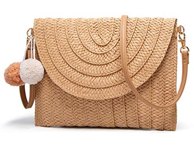 シリンドリカルストローバッグ ホースグリーンレディースハンドバッグ ライトウェイトメッシュビーチトート