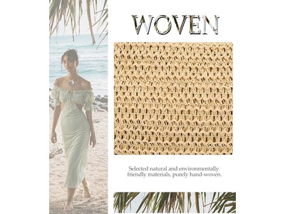 ストローバッグ パールシェルストラップバッグ ビーチ用