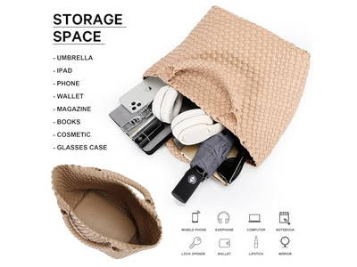 ストローバケツトート トートバッグ ロゴラインドハンドバッグ