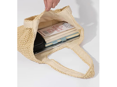 サマーストロービッグバッグ ボウとドライネットレッドシーキッドリップセットボックスハンドバッグマット