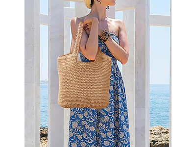 サマーストロービッグバッグ ボウとドライネットレッドシーキッドリップセットボックスハンドバッグマット