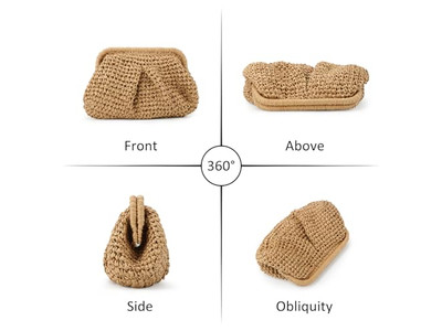 ビッグストロークラッチチェリーバッグガールズビーチトートハンドルハワイホローレディースレター