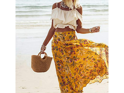 ストローバッグ スキンバッグバケーションビーチクラッチパース