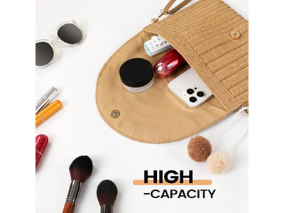 ストローバッグ織りバッグセールビーチボックスパースキャリークラッチフルーツメッシュスリングスラング